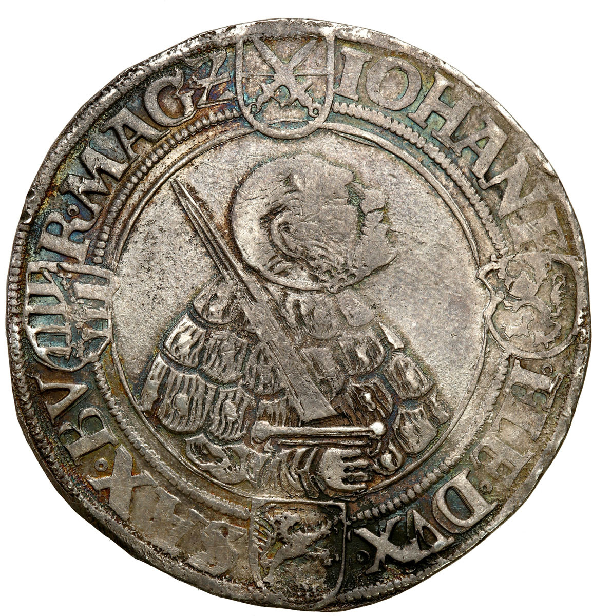 Niemcy. Saksonia. Johann Friedrich I i Moritz (1541-1547) Talar 1542, Annaberg